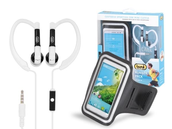 Trevi JR 660 M, Kabel, Idrott, 13 g, Headset, Vit