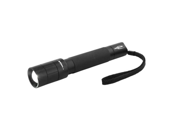Ansmann M200F, Lommelykt, Sort, Aluminium, 1 m, IP54, 1 lamper