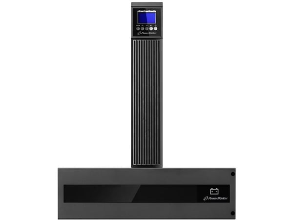 PowerWalker VFI 10000 RTG PF1, Dubbelkonvertering (Online), 10 kVA, 10000 W, Sinus, 110 V, 276 V