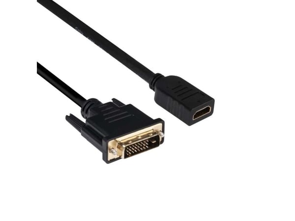 Club 3D CAC-1211 - Adapterkabel - dobbeltlenke - DVI-D hann til HDMI hunn - 2 m