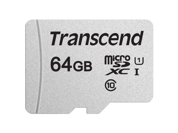 Transcend 300S - Flashminnekort - 64 GB - UHS-I U1 / Class10 - microSDXC