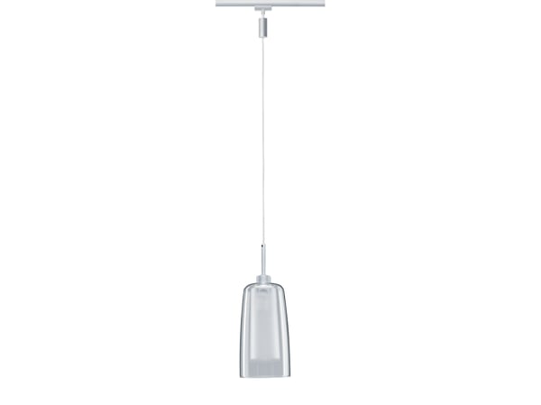 Paulmann 949.98, Spotlight på skinne, GU10, 1 ampuller, LED, 2700 K, Kromfarget