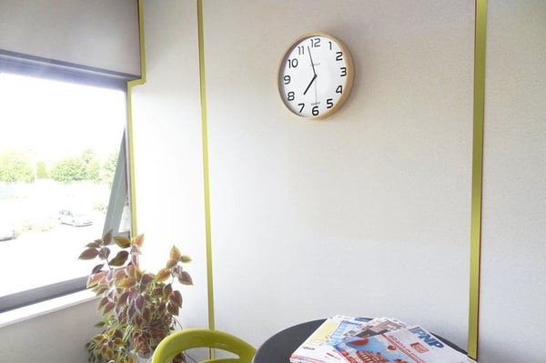 Unilux Baltic, Vegg, Quartz clock, Rund, Tre, Tre, Glass