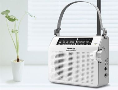 Sangean-PR-D6 - Personlig radio - 1 Watt - vit