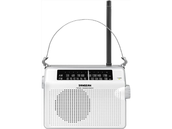 Sangean-PR-D6 - Personlig radio - 1 Watt - vit
