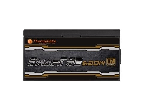 Thermaltake SMART SE 630W - Strømforsyning (intern) - ATX12V 2.3/ EPS12V 2.92 - AC 230 V - 630 watt - aktiv PFC - Den europeiske union - svart