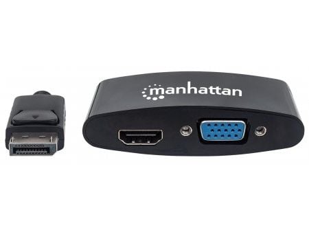 Manhattan 152587, 0,16 m, DisplayPort, HDMI/VGA, Hankjønn, Hunkjønn, Rett
