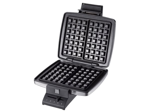 Cloer 1445 - Vaffeljern - 930 W - rustfrit stål