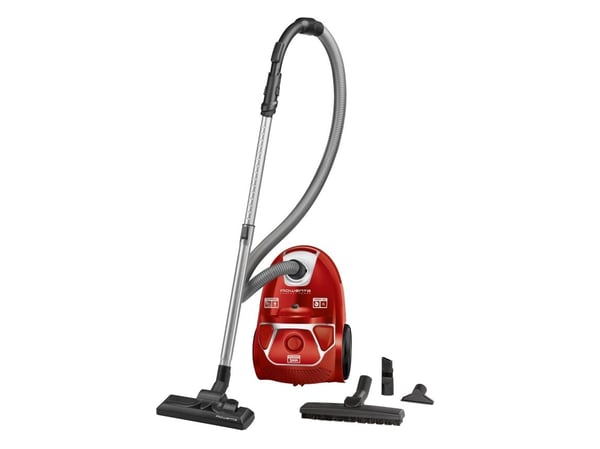 Rowenta Compact Power RO395, 750 W, Sylinteripölynimuri, Kuiva, Pölypussi, 3 L, Hygieniasuodatin