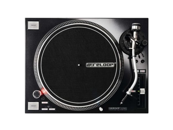 Reloop RP-7000 MK2, Direct drive DJ-platespiller, 33 1/3,45,78 rpm, 0,01%, -55 dB, Instruksjoner, 0,2 sek/side