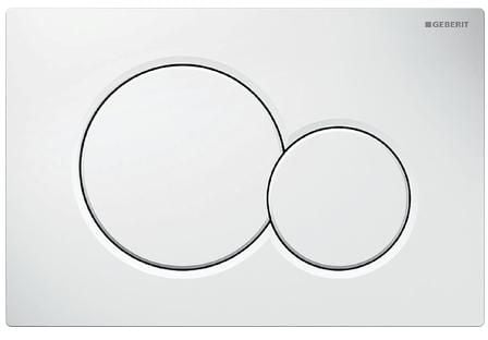 Geberit 115.770.11.5, Spolplatta, Vit, Geberit, 246 mm, 13 mm, 164 mm
