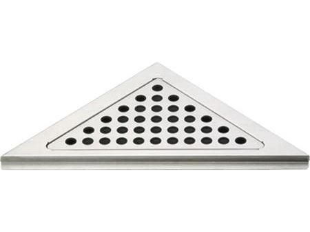 Unidrain ClassicLine rist t/hjørne - børstet rf stål 2601 200mm