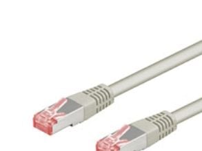 Goobay CAT 6-050 SSTP PIMF Grå 0,50 m, 0,5 m, RJ-45, RJ-45