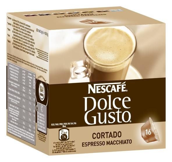 Kahvikapselit NESCAFÉ® Dolce Gusto® Cortado, 16 kpl.