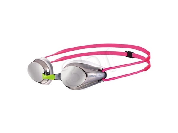 Arena Tracks Junior Mirror, En storlek, Silver, Grå, Fuchsia, Silikon, Vuxen