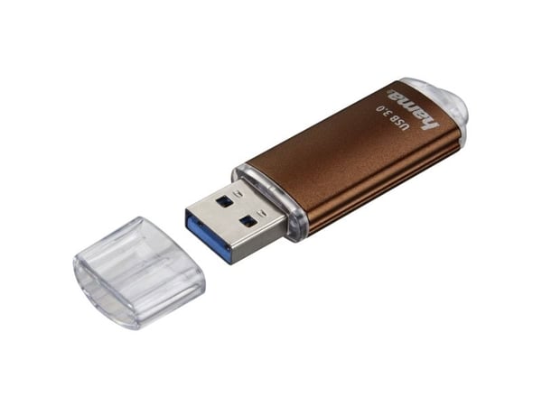 Hama Laeta 256GB, 256 GB, USB Type-A, 3.2 Gen 1 (3.1 Gen 1), 40 MB/s, Med lokk, Brun