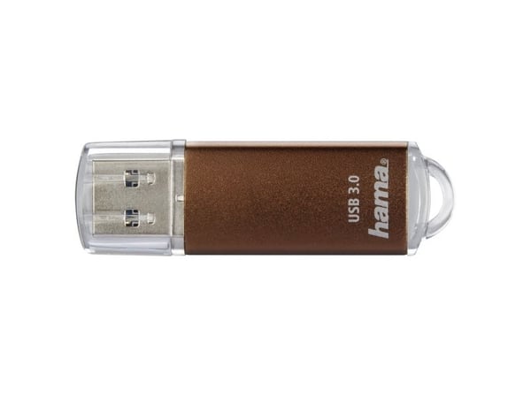 Hama Laeta 256GB, 256 GB, USB Type-A, 3.2 Gen 1 (3.1 Gen 1), 40 MB/s, Med lokk, Brun