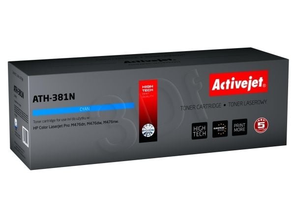 Activejet ATH-381N, 2700 sider, Cyan, 1 stykker