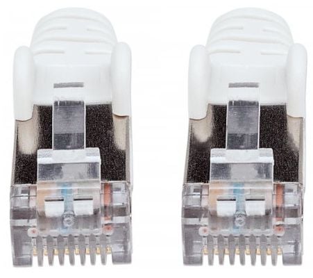 Intellinet 741392, 3 m, Cat7, S/FTP (S-STP), RJ-45, RJ-45, Hvit