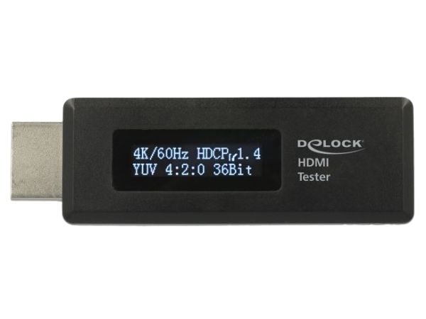 DeLOCK 63327, HDMI-A 19 pin, USB Type Micro-B, Svart