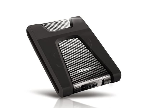 ADATA DashDrive Durable HD650 - Harddisk - 4 TB - ekstern (bærbar) - 2.5" - USB 3.1 - 256-bit AES - svart