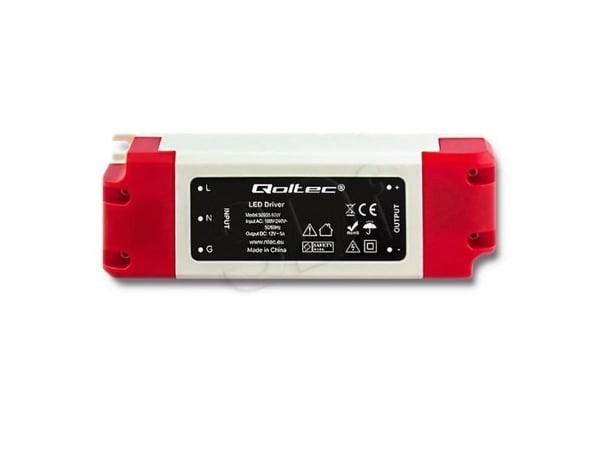 Qoltec - LED driver - 60 Watt - 5 A