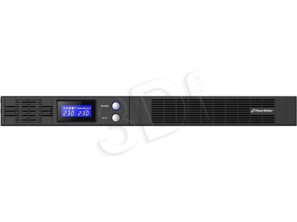 PowerWalker VI 500 R1U, Linje-Interactive, 0,5 kVA, 300 W, Sinus, 165 V, 290 V