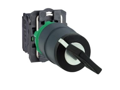 Schneider Electric XB5AD53, Avaimella varustettu kytkin, Muovi, Musta, IP69K, EN/IEC 60947-1 EN/IEC 60947-5-1 EN/IEC 60947-5-4 JIS C 4520 BV CSA DN...