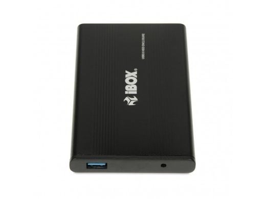 iBox HD-02, HDD-kotelo, 2.5", SATA, USB-liitettävyys, Musta