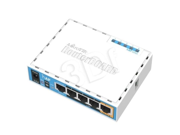 MikroTik RouterBOARD hAP ac lite RB952UI-5AC2ND - Trådløs forbindelse - 100Mb LAN - Wi-Fi 5 - 2.4 GHz, 5 GHz - DC strøm