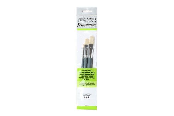 Winsor & Newton 5295020, Børstesett, Flat pensel, Syntetisk