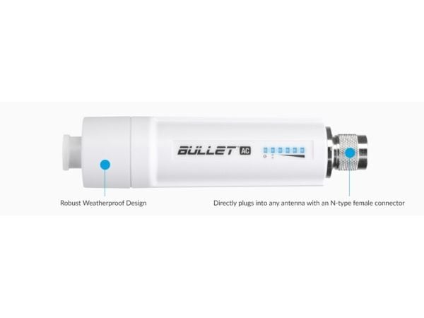 Ubiquiti Bullet AC - Trådløst tilgangspunkt - AirMax ac - 5 GHz, 2.4 GHz