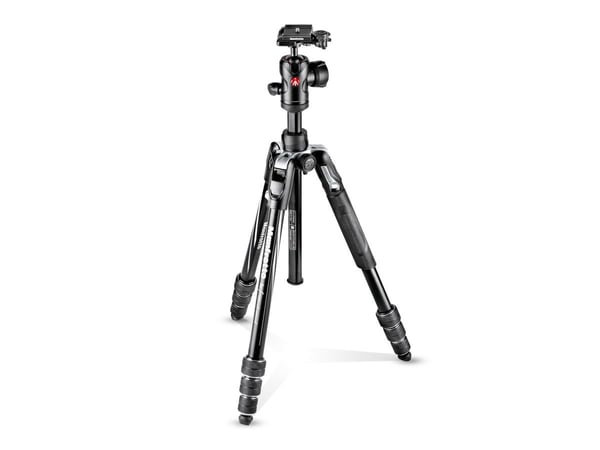 Manfrotto Befree Advanced MKBFRTA4BK-BH - Tripod - med Manfrotto 494 Center Ball head