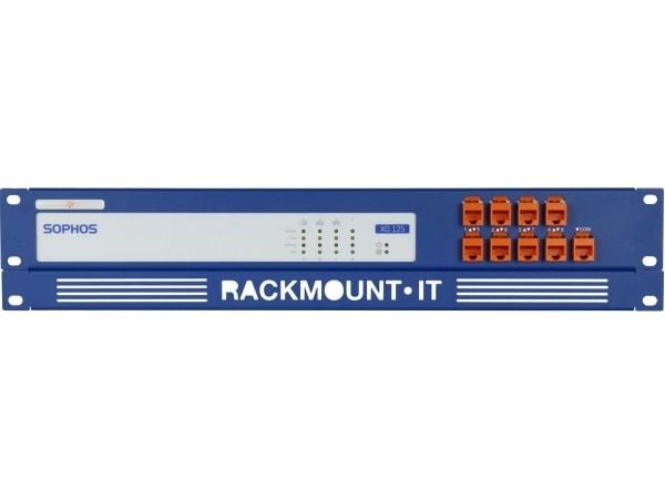 Rackmount.IT RM-SR-T2, Kiinnityskiinnike, Sininen, 2U, 0,5 m, 19", Sophos SG/XG 125 Sophos SG/XG 135