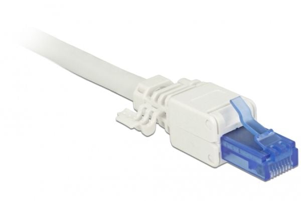 DeLOCK 86417, RJ-45, Sininen, Valkoinen, Cat6a, U/UTP (UTP), 18 mm, 52,8 mm