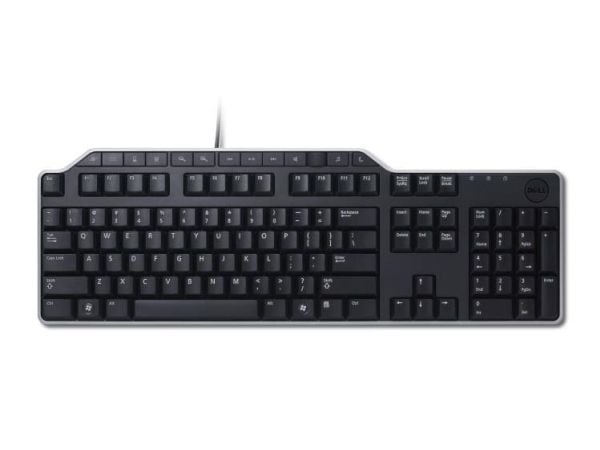 DELL 580-17675, Full størrelse (100 og), Koblet med ledninger (ikke trådløs), USB, AZERTY, Sort