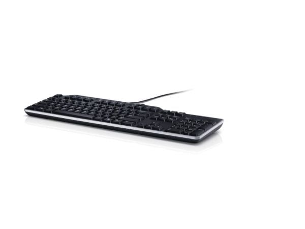 DELL 580-17675, Full størrelse (100 og), Koblet med ledninger (ikke trådløs), USB, AZERTY, Sort