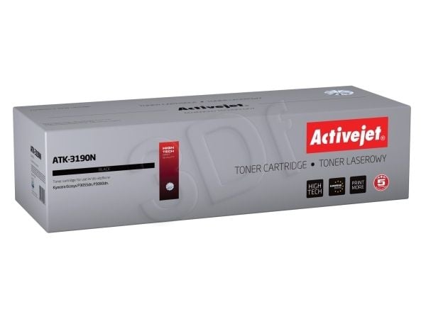 Activejet Tonerpatron ATK-3190N (Kyocera erstatning TK-3190; Supreme; 25000 sider; sort)