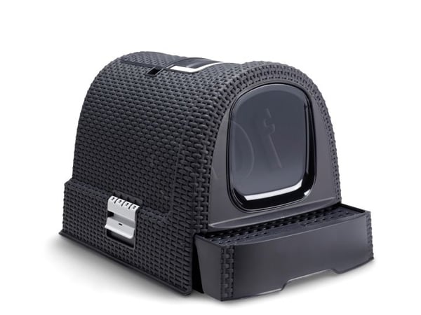 CURVER kattebakke - sort 40 x 38,5 x 51,5 cm