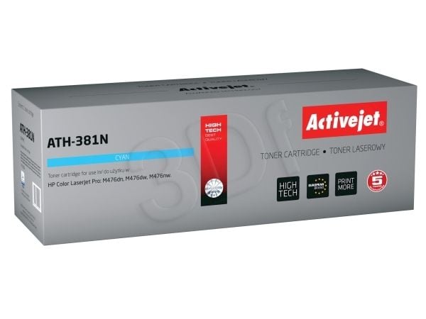 Activejet ATH-381N, 2700 sider, Cyan, 1 stykker