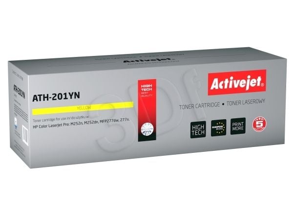 Activejet ATH-201YN, 1400 sivua, Keltainen, 1 kpl