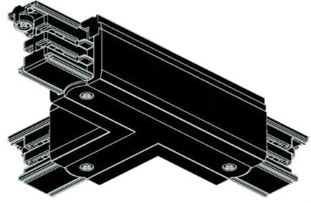 Global pro T-stykke 230V, 3-faset, venstre, sort - PROFESSIONEL