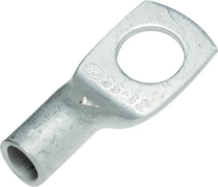 Putkikaapelikannake CU 25 mm²ruuvin reikä Ø13 mm, pituus 50 mmsisähalkaisija 8 mm Putkikaapelikannake CU 25 mm²ruuvin reikä Ø13 mm, pituus 50 mmsisähalkaisija 8 mm