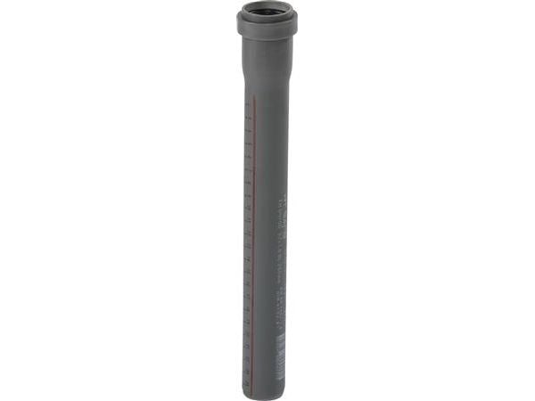 HT Safe rør 32X1000mm m. mufHurtigere og nemmere montering med de nye patenterede tætningsringe bestående af 3 læber.