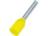 Kontakt-/terminalrör gul 1,0 mm² längd 14,0 mm avskalningslängd 8,0 mm håldiameter Ø1,4/3,0 mm