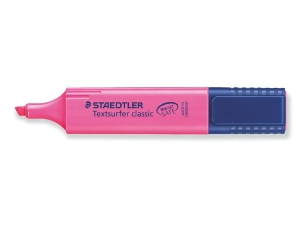 STAEDTLER Textsurfer classic 364 - Highlighter - rosa - pigmentblekk - 1-5 mm