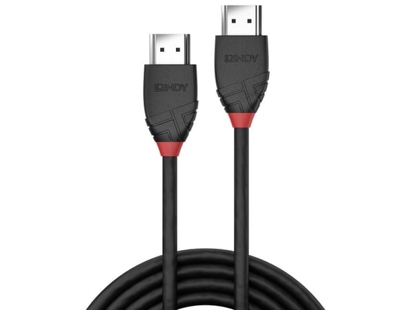 Lindy 36470, 0,5 m, HDMI-tyyppi A (vakio), HDMI-tyyppi A (vakio), 4096 x 2160 pikseliä, 18 Gbit/s, Musta