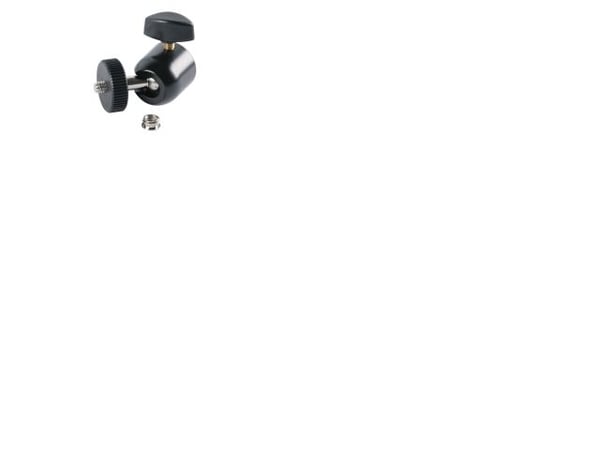 K&M 19695 Universal joint - Monteringsadapter for mikrofon, mikrofonstativ - svart