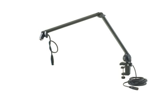 König & Meyer 23860-311-55, Stasjonært mikrofonstativ, Skrivebordsmontering, Svart, 5/8", 46 cm, 96 cm
