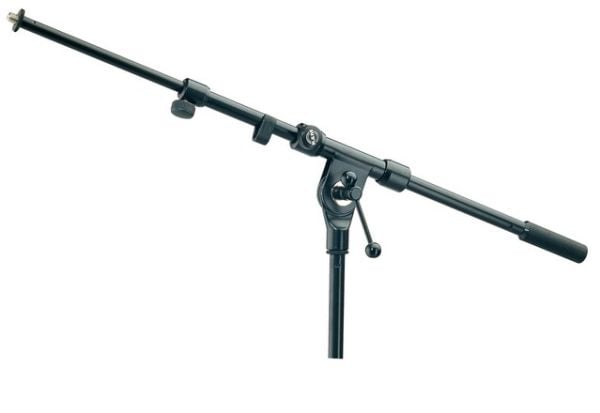 König & Meyer 211/1, 3/8", Teleskopisk, 590 g, Stål, Sort